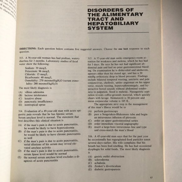 Harrison's Principles of Internal Medicine: 11th Edition PreTest Self-Assessment - Picture 3 of 16